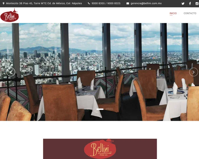 Site Demo Bellini Restaurante Giratorio